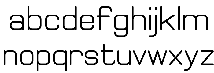 Elgethy Bold Font LOWERCASE