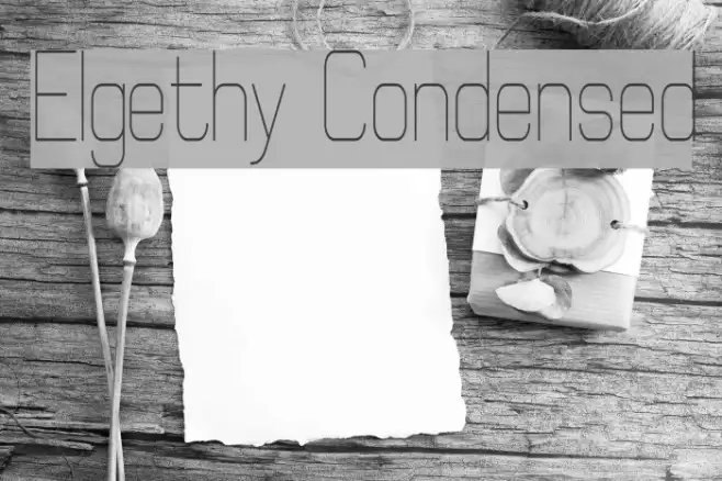 Elgethy Condensed Example 1