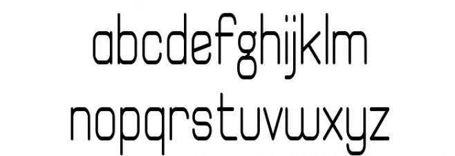 Elgethy Est Bold Condensed Caratteri MINUSCOLO