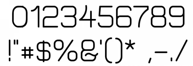 Elgethy Est Bold Font OTHER CHARS