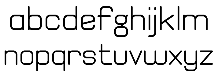 Elgethy Est Bold Font LOWERCASE