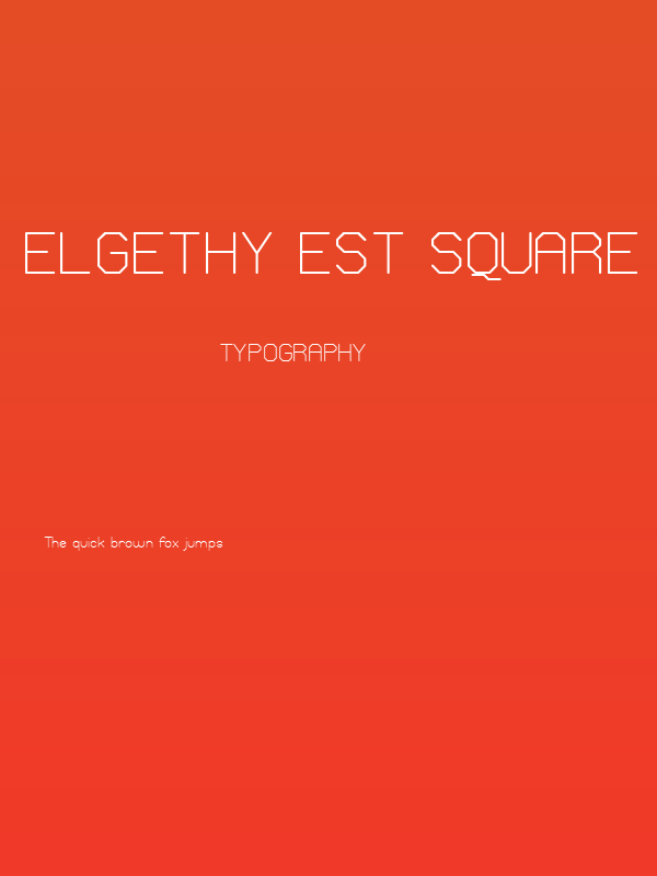 Elgethy Est Square Poster