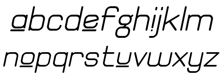 Elgethy Est Upper Bold Oblique Font LOWERCASE