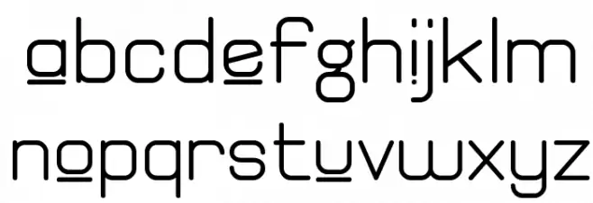 Elgethy Est Upper Bold フォント 小文字