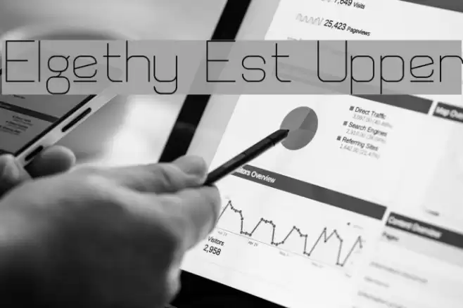 Elgethy Est Upper Font examples