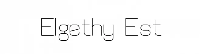 Elgethy Est  Frei Schriftart Herunterladen