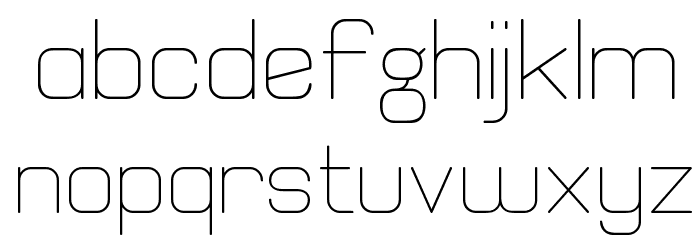 Elgethy Est Font LOWERCASE