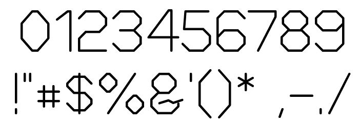Elgethy Square Upper Font OTHER CHARS