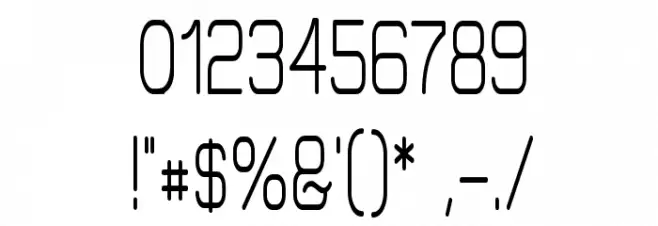 Elgethy Upper Bold Condensed Font OTHER CHARS