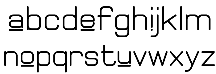 Elgethy Upper Bold Font LOWERCASE
