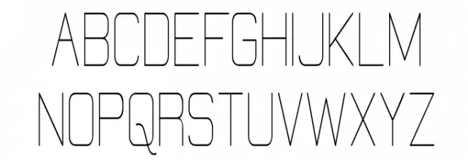 Elgethy Upper Condensed Шрифта ВЕРХНИЙ