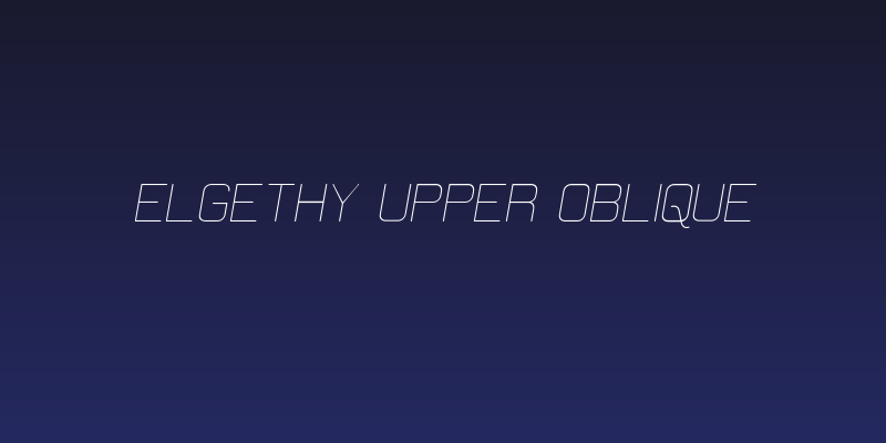 Elgethy Upper Oblique Social Header