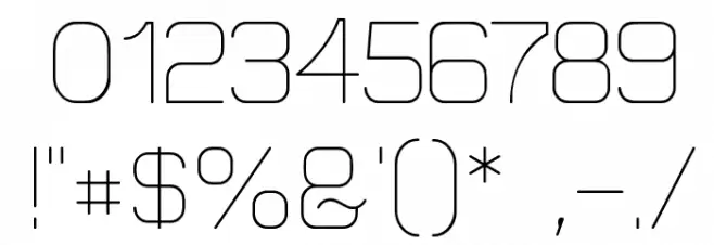 Elgethy Upper Font OTHER CHARS