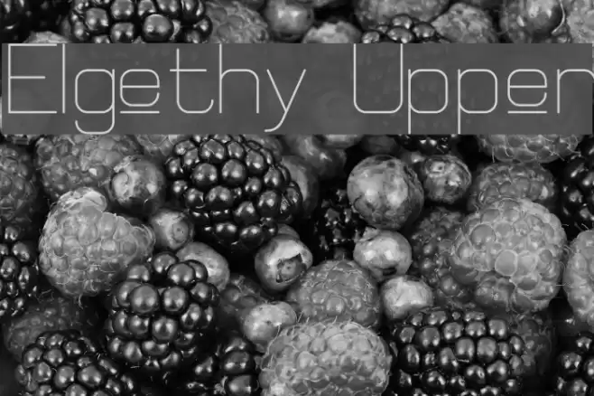 Elgethy Upper Font examples