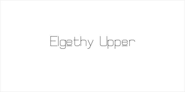 Elgethy Upper Logo