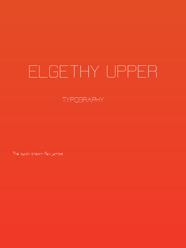 Elgethy Upper Poster