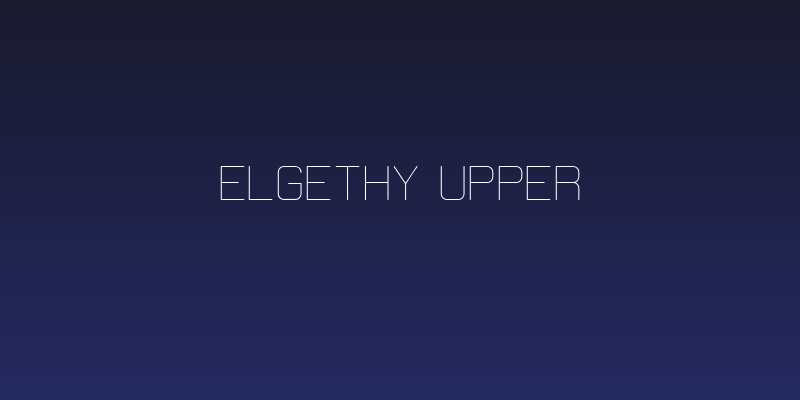 Elgethy Upper Social Header