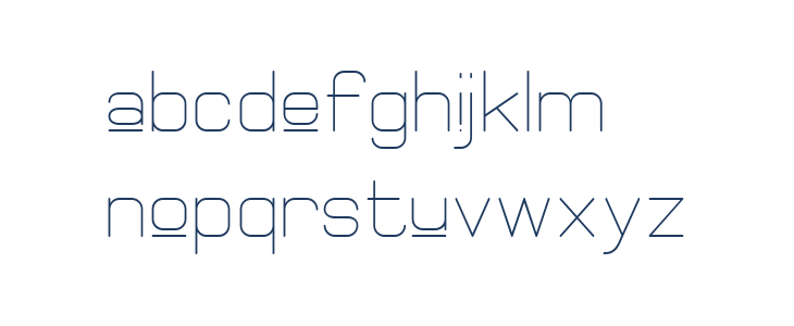 Elgethy Upper Lowercase