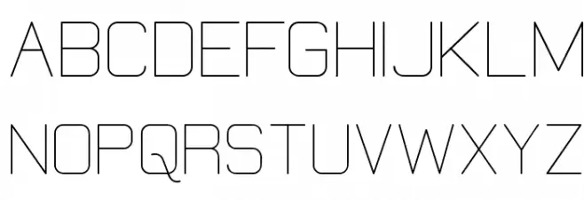 Elgethy Font UPPERCASE