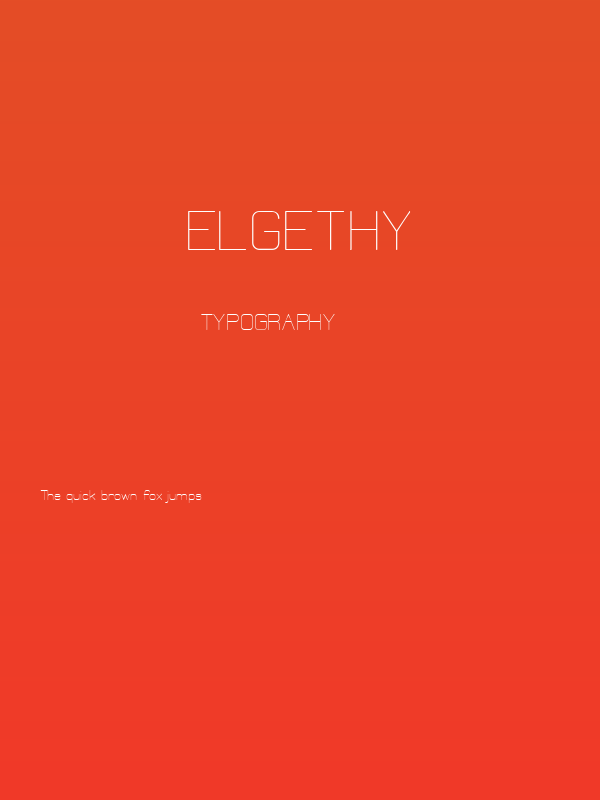 Elgethy Poster
