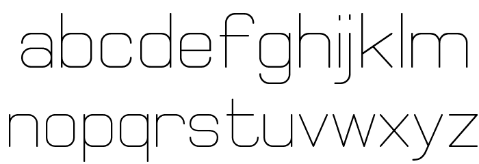 Elgethy Font LOWERCASE