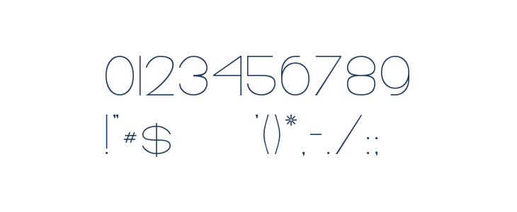 Elgrand Regular Other Characters