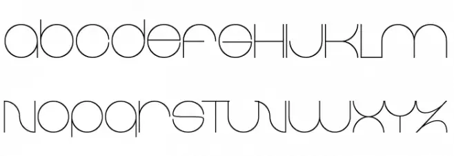 Elgrand Regular Schriftart Groß