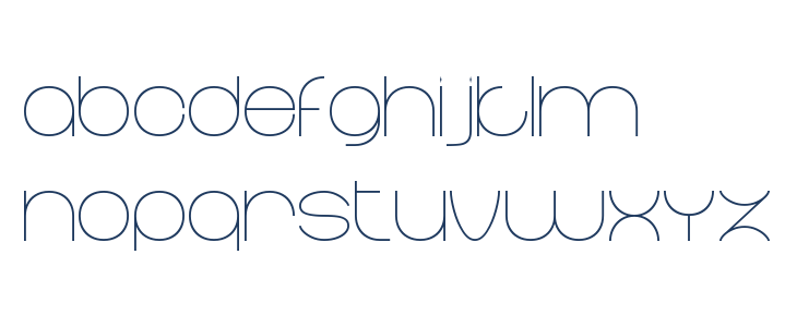 Elgrand Regular Lowercase