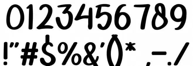 Eliana Шрифта ДРУГИЕ символов