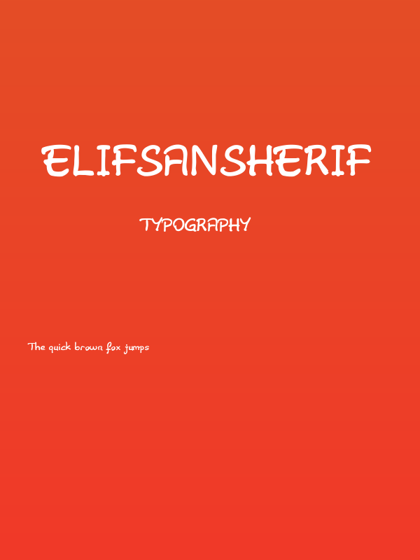 ElifSansHerif Poster