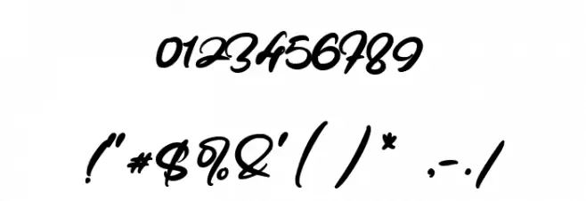 Elifia Girly Font OTHER CHARS