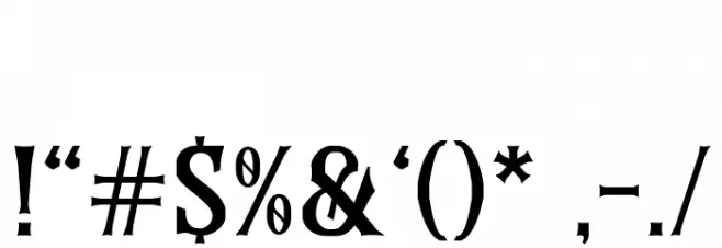 Eligated DEMO Font OTHER CHARS