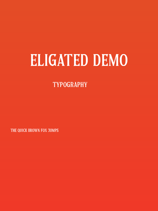 Eligated DEMO Poster