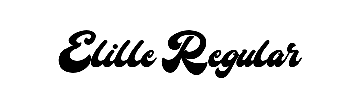 Elille Regular  Frei Schriftart Herunterladen