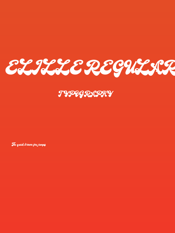 Elille Regular Poster