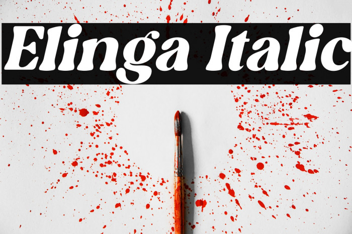 Elinga Italic Example 1