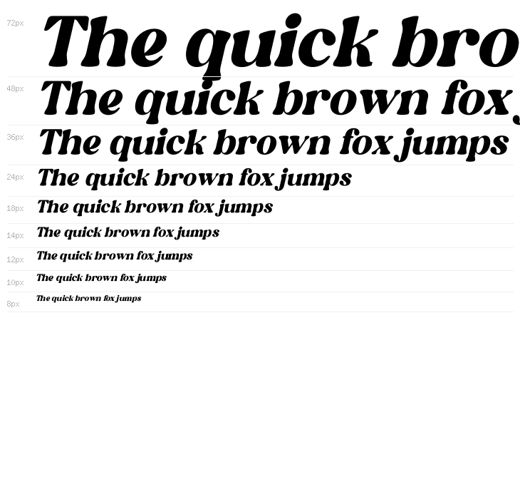 Elinga Italic Waterfall