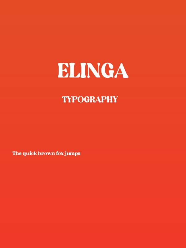 Elinga Poster