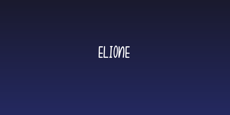 Elione Social Header