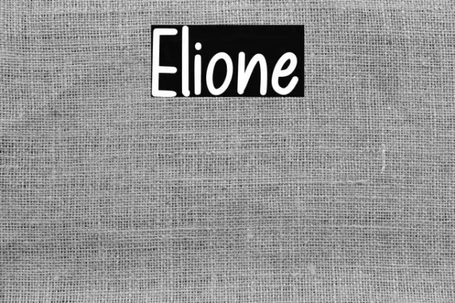 Elione Font examples