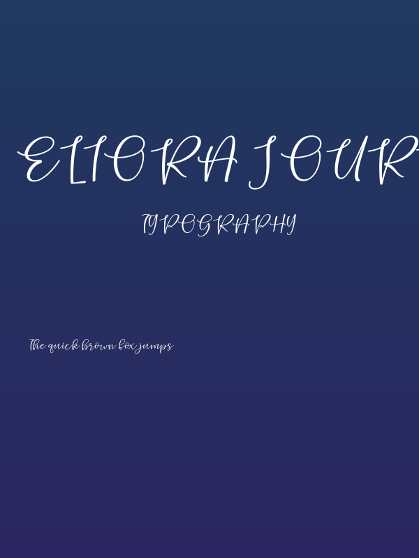 Eliora Journal PERSONAL USE Regular Poster