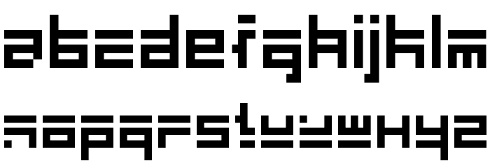 Eliot type Font LOWERCASE