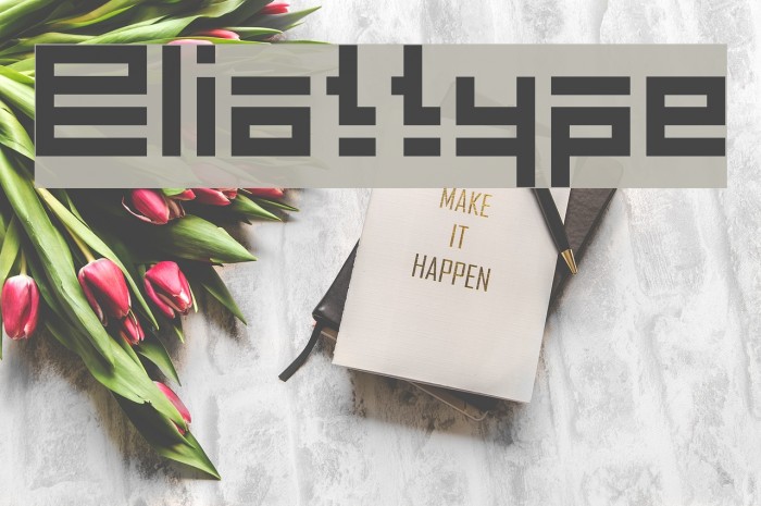 Eliottype Font examples