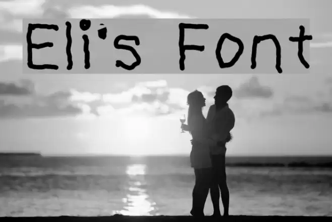 Eli's Font Font examples