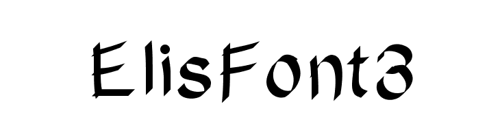 ElisFont3  Fuentes Gratis Descargar
