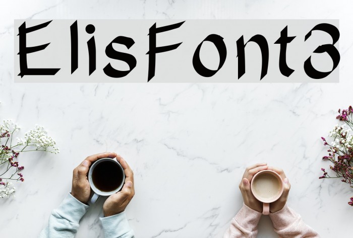 ElisFont3 Example 1