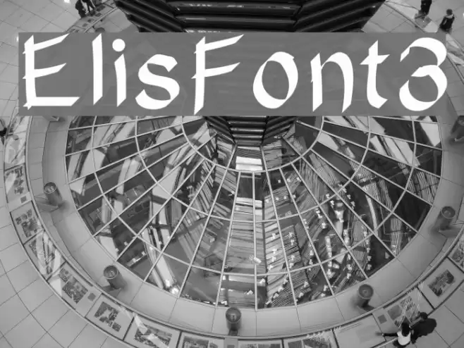 ElisFont3 Font examples