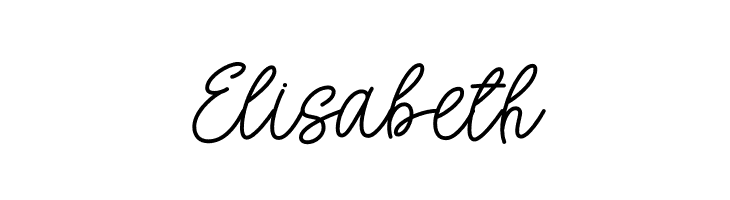 Elisabeth  font caratteri gratis