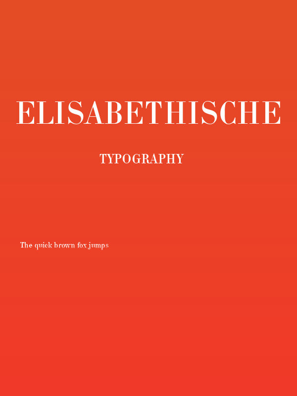 Elisabethische Poster