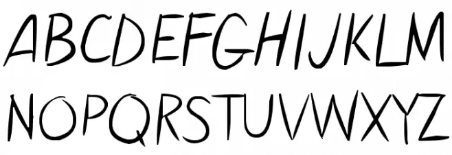 Elisana Шрифта ВЕРХНИЙ